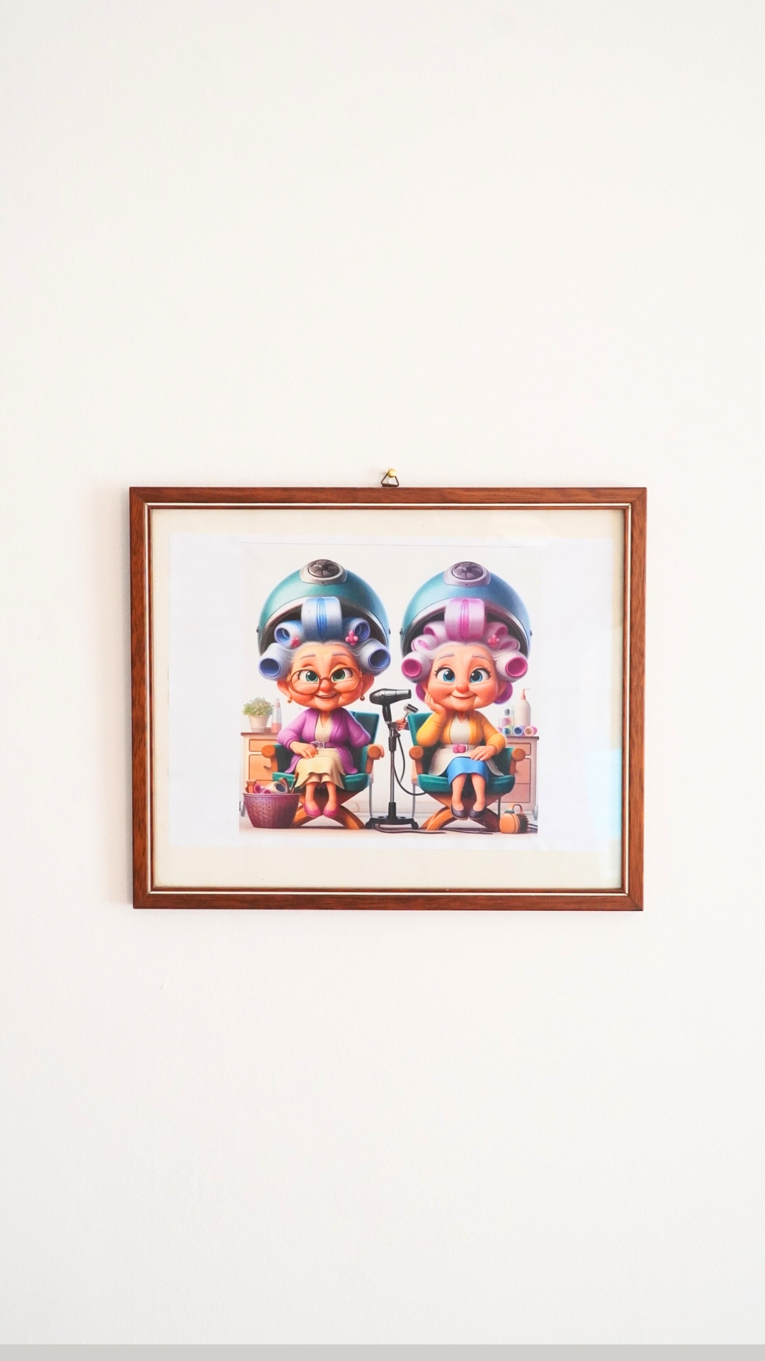quadro nonnine parrucchiere